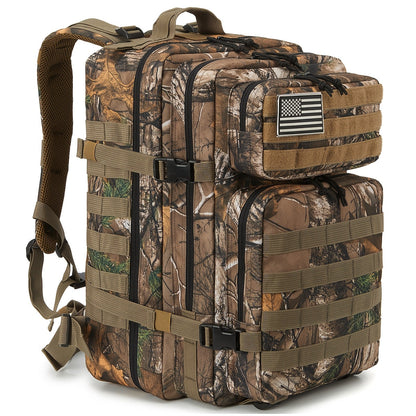 45L Tactical Backpack for Men & Women – Large Capacity Hiking Camping Travel Bag, 3-Day Bug Out Bag for Outdoor Fitness & Adventure, 13 Colors Available