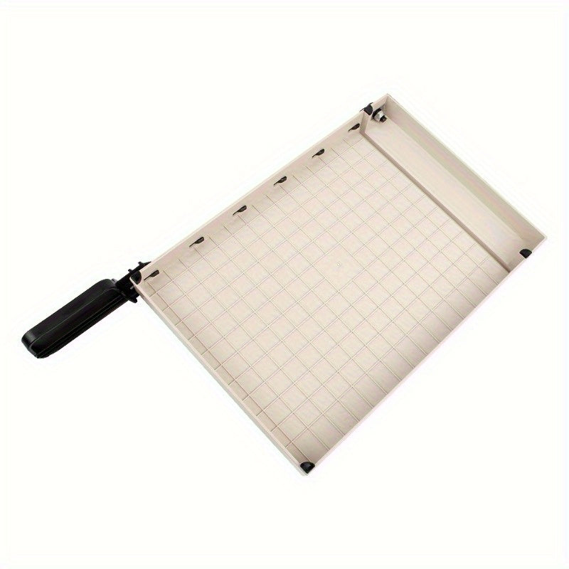 12 Inch Heavy-Duty Guillotine Paper Cutter Trimmer with Safety Guard Corner Rounder Precise Grid for Photos Cardstock Scrapbook Office Documents Craft Cutting Tool