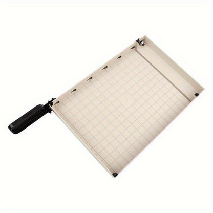 12 Inch Heavy-Duty Guillotine Paper Cutter Trimmer with Safety Guard Corner Rounder Precise Grid for Photos Cardstock Scrapbook Office Documents Craft Cutting Tool