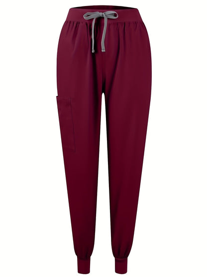 Unisex Medical Scrubs Set – Breathable Quick-Dry V-Neck Top & Drawstring Jogger Pants, Nursing Uniform for Women & Men, 7 Colors, Sizes S-XXL, Ideal for Hospitals, Dental Clinics & Veterinary Work