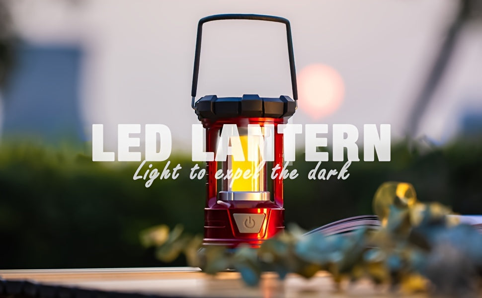 2 Pack Rechargeable Camping Lantern 1500LM LED with Phone Charger, 3 Light Modes, Portable Hurricane Emergency Lantern for Camping, Hiking, Power Outage, Outdoor Survival