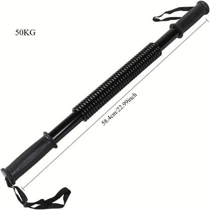 Arm Strength Training Rod for Bicep & Muscle Building - Heavy Duty Arm Strength Stick for Arm Exercises, Home Gym Fitness Equipment, 66 LB / 88 LB / 110 LB / 132 LB Options