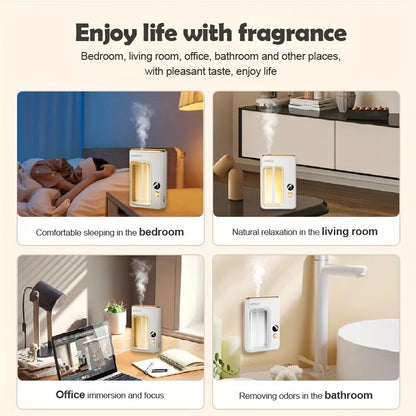 Essential Oil Diffuser & Humidifier with Essential Oils – Ultrasonic Aromatherapy Diffuser, Auto Shut-Off, Quiet Operation, 7 LED Colors for Home, Bedroom, Office & Bathroom, Bundle Options Available