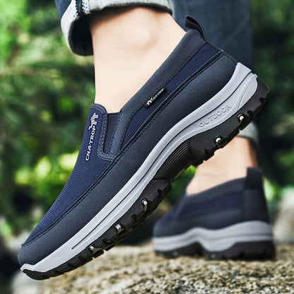 Men's Casual Walking Shoes - Lightweight Comfortable Everyday Sneakers with Cushioned Support for Walking, Travel and Daily Wear, Available in Grey, Black, Brown and Navy, Sizes US 7.5 to 12.5