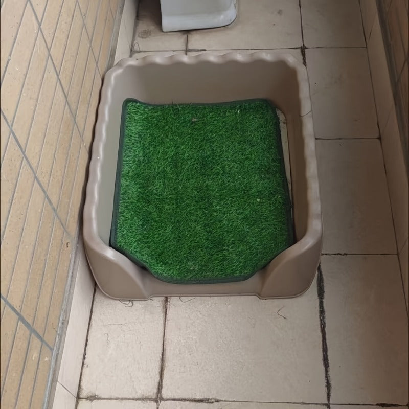 Artificial Grass Dog Pee Pad Washable Reusable Odor Control Indoor Puppy Potty Training Mat 18.11" x 27.56" – Dog Urine Grass Pad