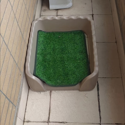 Artificial Grass Dog Pee Pad Washable Reusable Odor Control Indoor Puppy Potty Training Mat 18.11" x 27.56" – Dog Urine Grass Pad