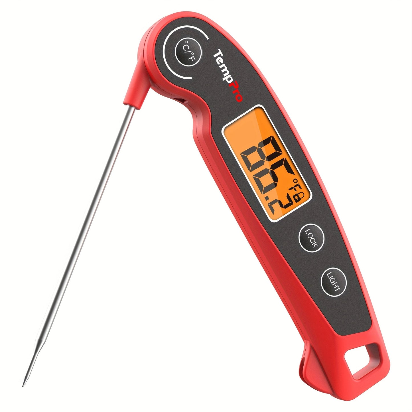 Instant Read Meat Thermometer Digital Food Thermometer | 2-3 Second Fast Read Motion Sensing Auto-Wake | Foldable Probe -58°F to 572°F | BBQ Grill Smoker Candy Oil Kitchen Cooking