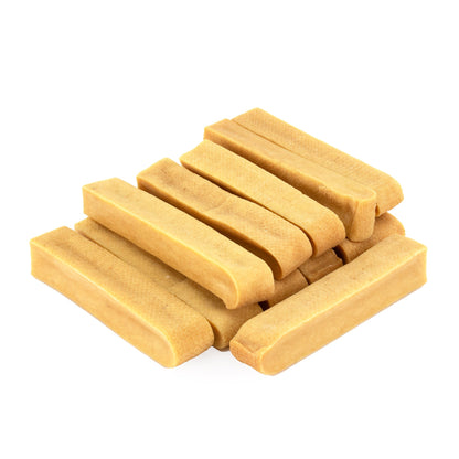 Himalayan Yak Cheese Dog Chews – Long-Lasting Hard Chew Treat for Dogs, High Protein Limited Ingredients, No Artificial Colors, Available in S/M/L/XL, Single or 4-Pack