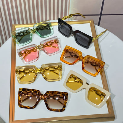 14-Pack Women's Square Frame Tinted Fashion Glasses Set – Minimalist European & American Style, Durable PC Frames, Colorful Lenses, Bulk Party & Gathering Eyewear for Women