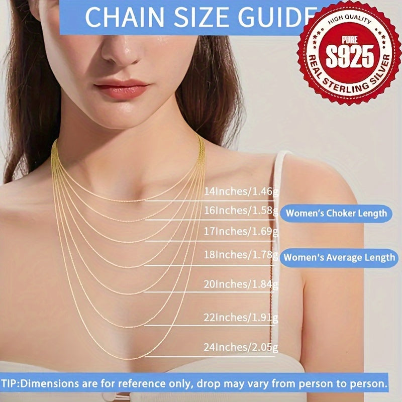18K Gold Plated 925 Sterling Silver Cable Chain Necklace for Women 1.2mm Thin Dainty Sturdy Layering Necklace 16 18 20 22 24 Inches
