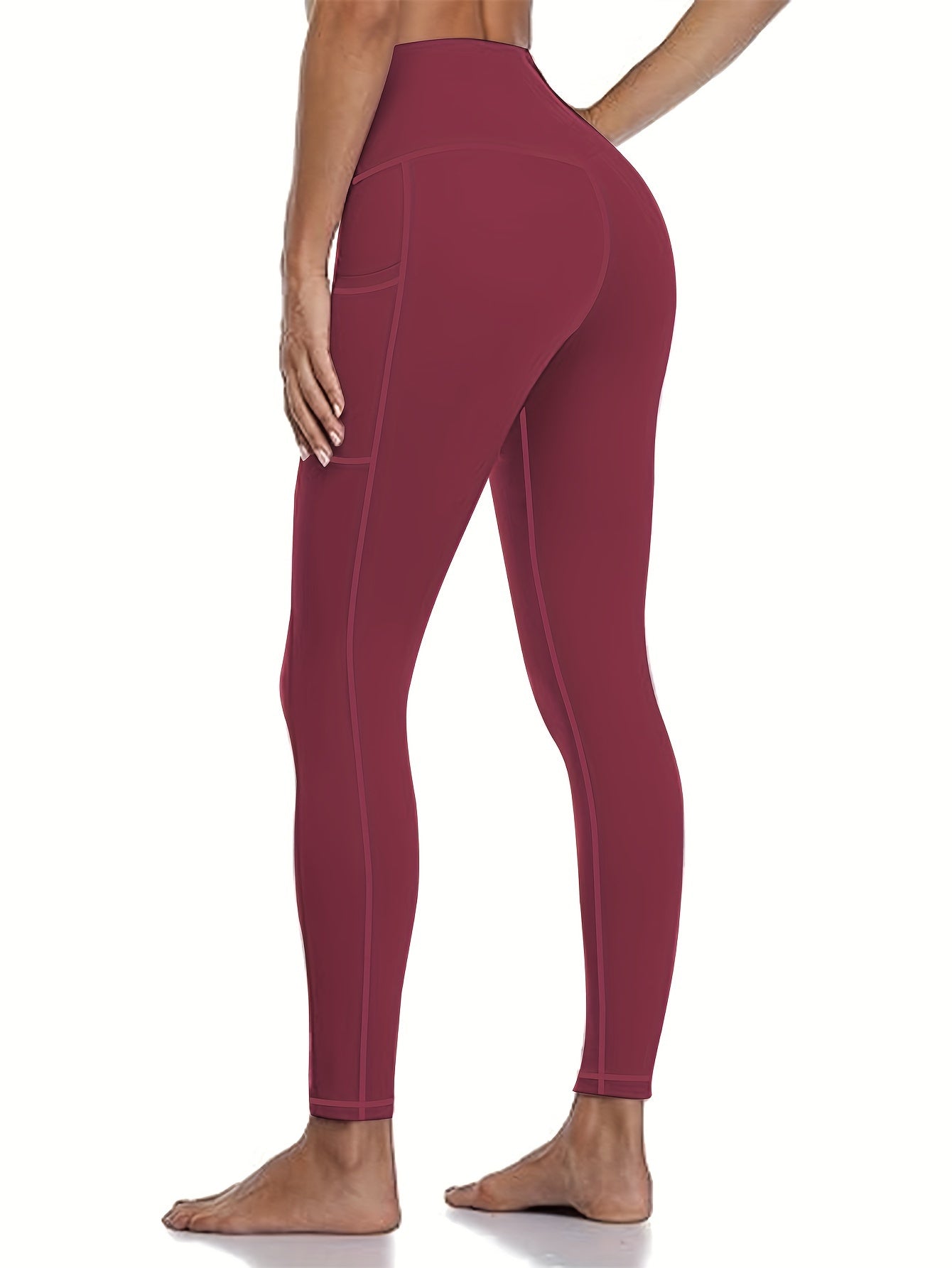 5-Piece Women's Printed Compression Yoga Pants – 7/8 Nine-Point Fitness Running Leggings with Leopard Camo & Solid Patterns, High-Waist Athletic Tracksuit Bottoms for Gym Workout, S-XXL