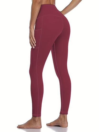 5-Piece Women's Printed Compression Yoga Pants – 7/8 Nine-Point Fitness Running Leggings with Leopard Camo & Solid Patterns, High-Waist Athletic Tracksuit Bottoms for Gym Workout, S-XXL