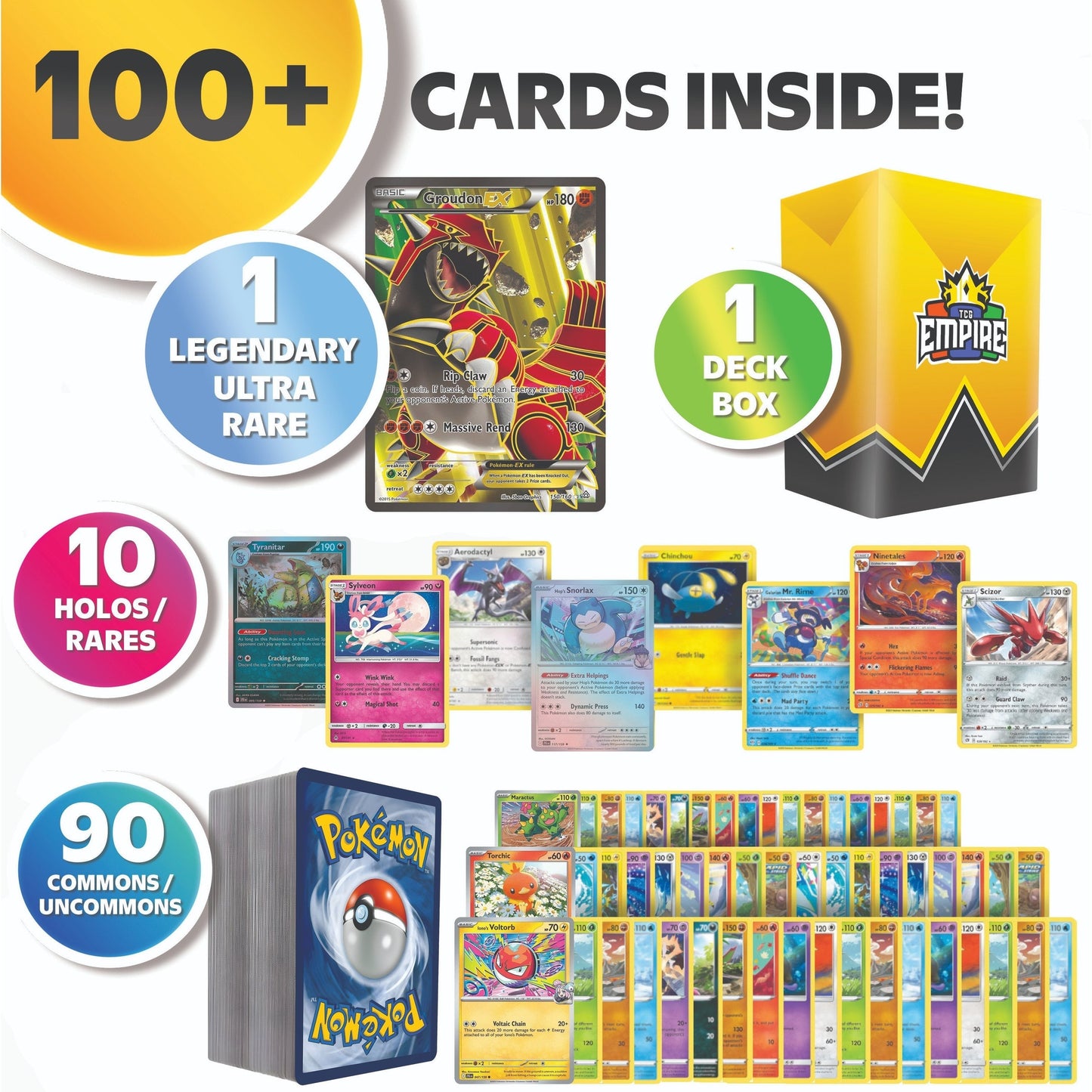 Pokemon Legendary & Mythical Ultra Rare Battle Bundle 100+ Authentic TCG Cards – 1 Guaranteed Ultra Rare Legendary or Mythical | Mewtwo Lugia Arceus Rayquaza | Holos & Rares | Gift for Kids & Collectors