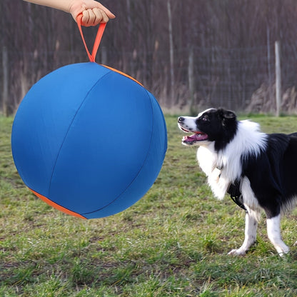 Large Inflatable Dog Ball Toy – Interactive Herding Training Ball for Dogs, Anti-Boredom Exercise Toy for Bulldogs, Golden Retrievers & Australian Shepherds, No Battery Required