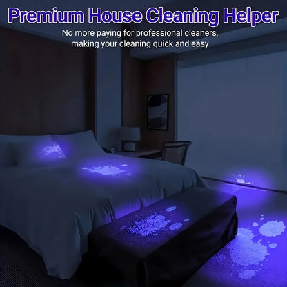 UV Blacklight Flashlight 395nm Portable Ultraviolet Light for Counterfeit Detection Pet Urine Stain Scorpion Hunting Ringworm, Multi-Pack 4/6/8/12pcs, AAA Battery Powered