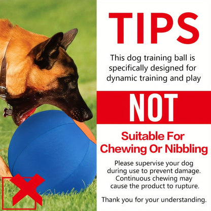 Large Inflatable Dog Ball Toy – Interactive Herding Training Ball for Dogs, Anti-Boredom Exercise Toy for Bulldogs, Golden Retrievers & Australian Shepherds, No Battery Required