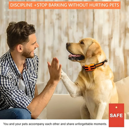 9-Level Remote Dog Training Collar – Rechargeable E-Collar with Shock, Vibration & Tone Modes, 500M Range, Adjustable for Small Medium Large Dogs, Safe Electronic Bark Control