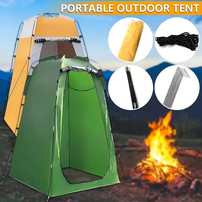 Portable Pop-Up Camping Shower Tent Privacy Shelter – Lightweight Waterproof Changing Room, Outdoor Toilet Tent for Camping, Hiking, Beach & Backpacking, Quick Setup Privacy Pod