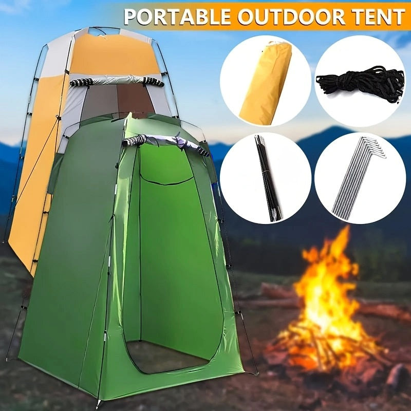 Portable Pop-Up Camping Shower Tent Privacy Shelter – Lightweight Waterproof Changing Room, Outdoor Toilet Tent for Camping, Hiking, Beach & Backpacking, Quick Setup Privacy Pod