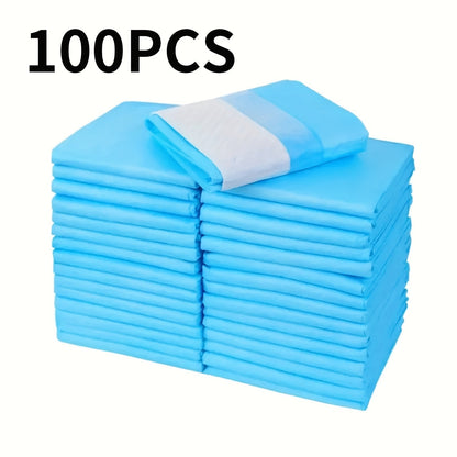 Super Absorbent Pet Pee Pads 23.62" x 23.62" – Bulk 50 to 400 Count Leak-Proof Disposable Training Pads for Dogs, Puppies, Cats & Rabbits, Odor Control, Great Value Pack
