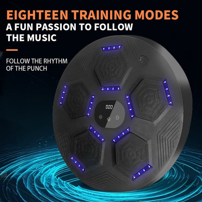 Wall Mounted Musical Boxing Machine with LED & Music, Home Gym Punch Training Target Equipment for Boxing Exercise & Stress Relief, Ordinary, Upgrade & Premium Models - Fun Indoor Sports Fitness