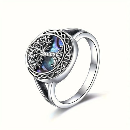 925 Sterling Silver Hollow Double-Layer Heart Ring – Elegant Romantic Silver Plating Design for Women, Dainty Stacked Heart Ring, Perfect Gift in Sizes 6-10 for Valentine's Day & Anniversary