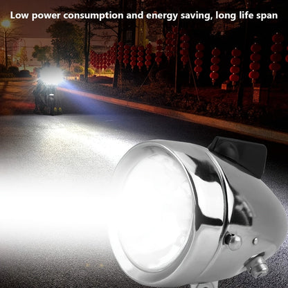 Bicycle Dynamo Headlight & Tail Light Kit 12V 6W Friction Generator – No Battery Needed, Fits Mountain Bike, Road Bike, BMX, Folding Bike, Kids Bike & More, Silver