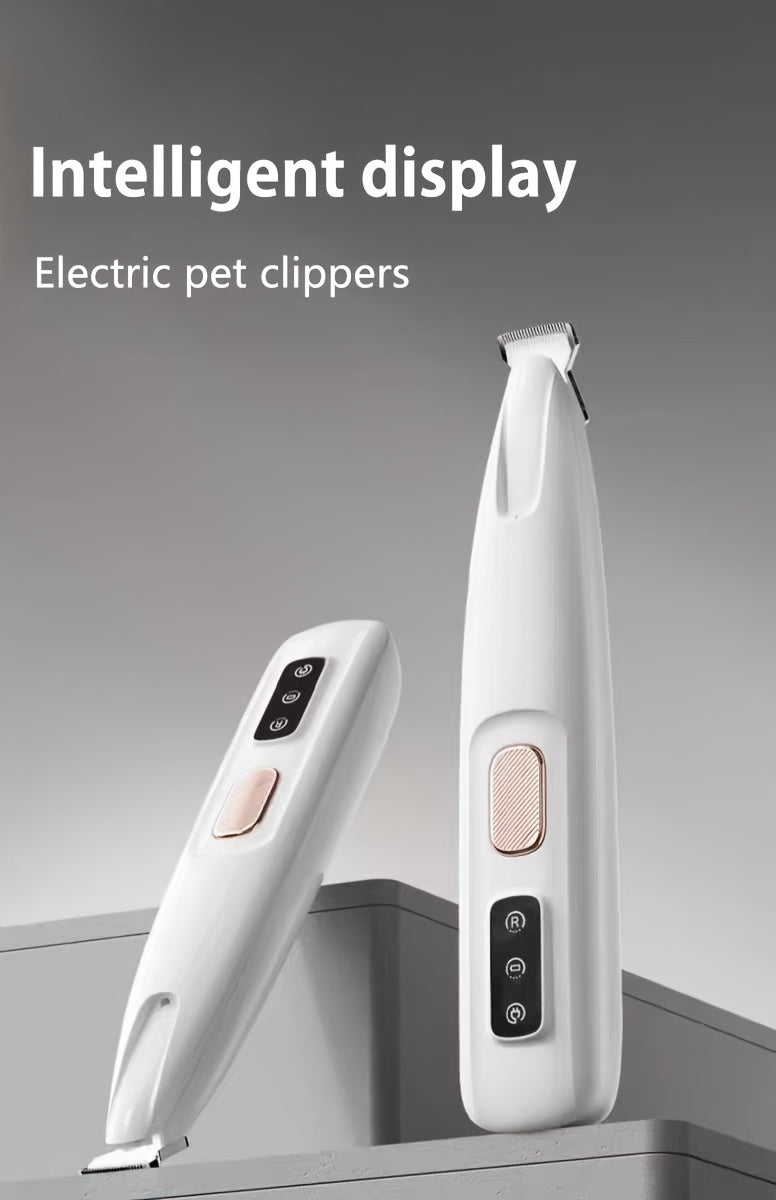 Professional Pet Grooming Clippers for Cats & Small Dogs – Low Noise USB Rechargeable & Battery Backup Hair Trimmer, Cordless Portable Pet Clipper for Home & Travel Grooming
