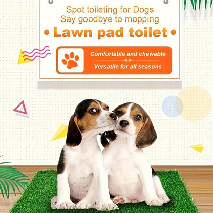 Artificial Grass Dog Pee Pad Washable Reusable Odor Control Indoor Puppy Potty Training Mat 18.11" x 27.56" – Dog Urine Grass Pad
