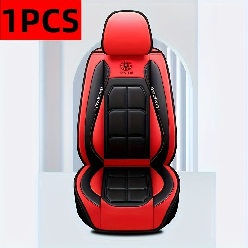 Faux Leather Car Seat Covers Universal Fit – Waterproof & Dirt-Resistant Protective Seat Cover for Cars, SUVs, Vans & Trucks, 1pc / 2pcs / 5pcs Set, Multiple Colors
