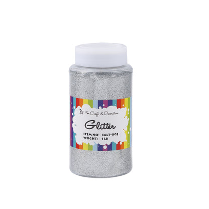 1lb Craft Glitter Powder in 19 Colors – Fine, Ultra Fine & Chunky Glitter with Shaker Top for Tumblers, Resin, Scrapbooking & DIY Crafts, Bulk Glitter for Kids & Adults