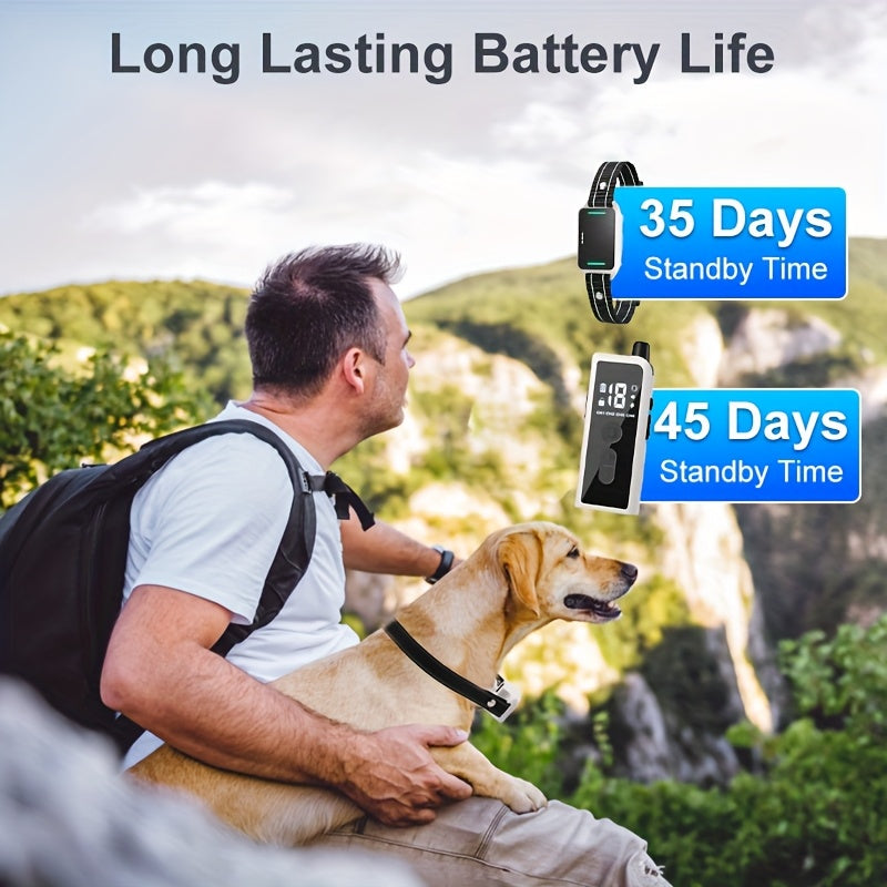 Dog Training Collar with Remote – Rechargeable E-Collar with Shock Vibration Buzz Modes, 2.4G Wireless Remote, USB Charging, Safe & Effective Pet Trainer for Small Medium Large Dogs, 1pc & 2pc