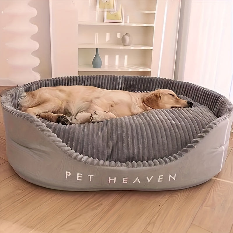 Large Dog Bed Thickened Washable - Bite Resistant Machine Washable Pet Bed for Large Dogs, All-Season Universal Design, Available in M to XXL Sizes, Durable Orthopedic Dog Mat