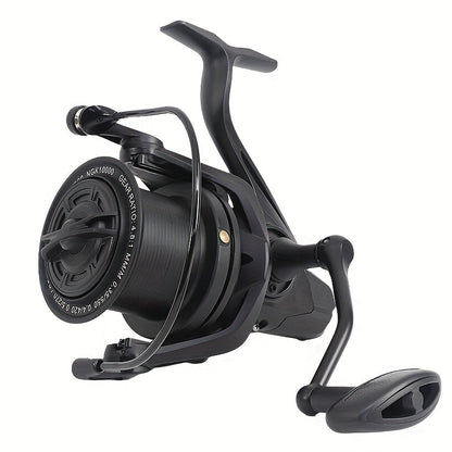 Heavy Duty Saltwater Spinning Reel 8000 10000 14000 Deep Sea Fishing Reel Metal Body High Line Capacity Ambidextrous Large Fish Ocean Surf Reel