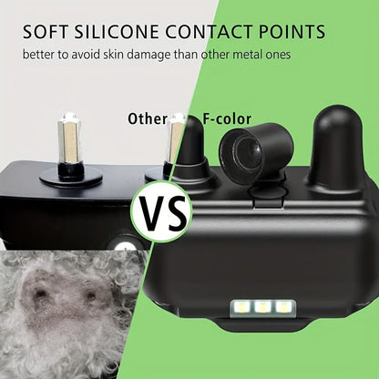 Dog Training Collar with Remote – Vibration & Sound Modes, Adjustable Nylon Strap for Small to Large Dogs, 1 Remote Controls 1, 2, or 3 Dogs