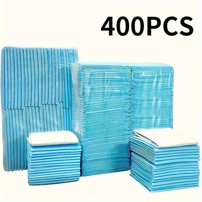 Super Absorbent Dog Pee Pads 23.6x23.6 Inch for Puppy Training & Indoor Pet Toilet Use – Leak-Proof Odor-Control Training Pads, 50 / 100 / 200 / 400 Count Bulk Value Packs