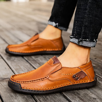 Men's Slip-On Loafers – Lightweight Breathable Casual Shoes for Driving Walking Daily Wear, Comfortable Non-Slip Sole, Easy On Off Design, Perfect for Men Who Value Style & Comfort