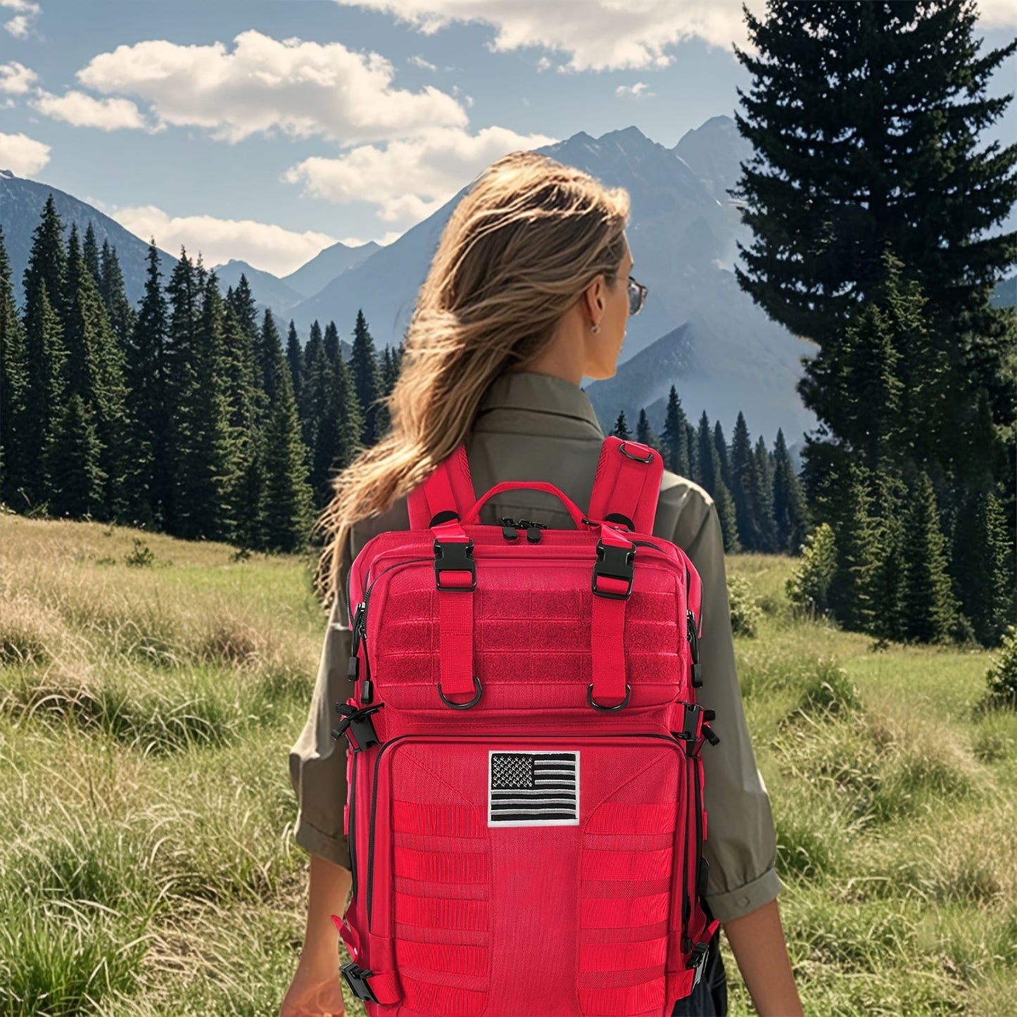 50L High Capacity Tactical Backpack Unisex – MOLLE Military Bag for Camping, Fishing, Hunting, Hiking & Travel – 13 Color Options Including Handbag & Storage Bag Variants