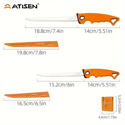 Fishing Knife Set 7/23/104/107 Piece – Stainless Steel Fillet Boning & Gutting Knives with Line Cutter, Camping Cutting Carving Tool Kit, Perfect Fisherman Gift for Men