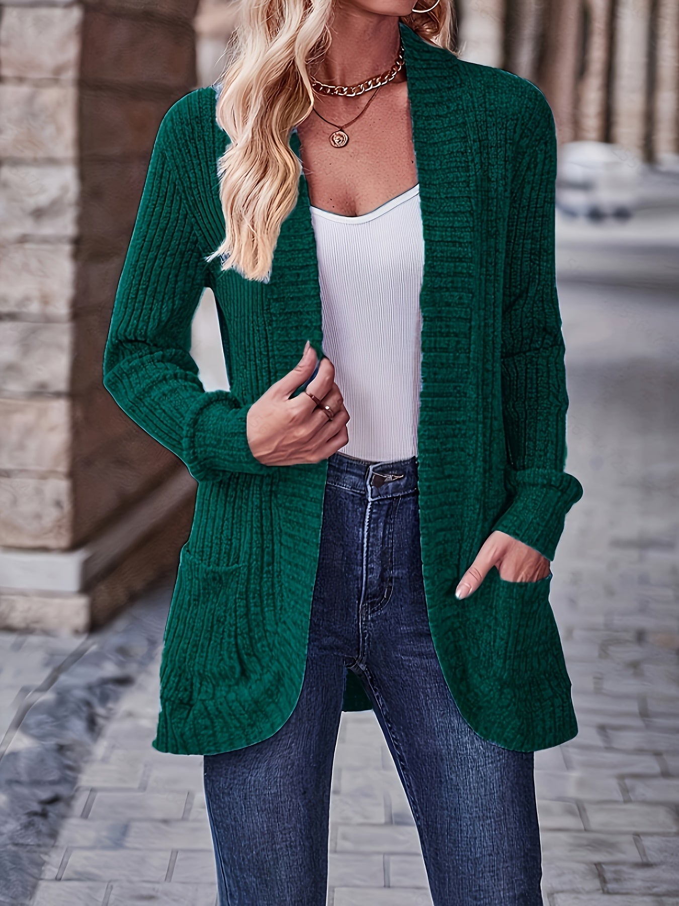 Women's Loose Casual Long Sleeve Blouse Solid Color Pocket Thread Splicing Relaxed Fit Top 10 Colors S-XXL Everyday Wear