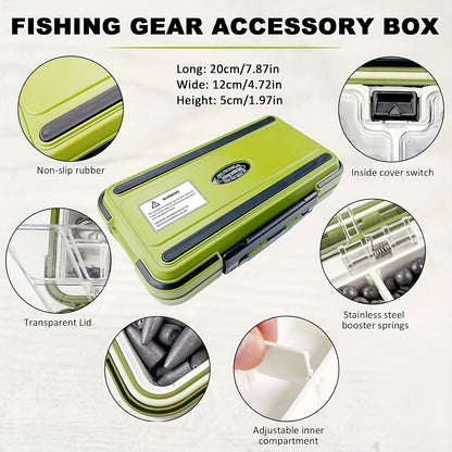 Fishing Lure Kit 306PCS & 84PCS – Complete Tackle Box with Hooks, Sinkers, Bobbers, Jigs, Beads, Swivels & Snaps | Freshwater Fishing Accessories Set for Bass Trout Carp