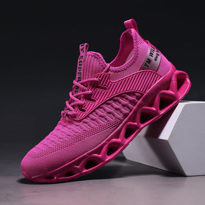 Women's Blade Sneakers – Breathable Non-Slip Walking & Running Shoes with Blade Sole, Fashion Athletic Trainers for Gym, Sports, Tennis & Work, Sizes US 6.5–12.5, Multiple Colors