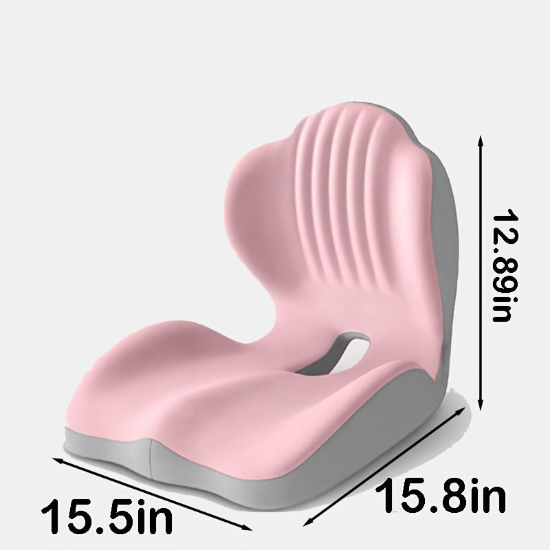 Lumbar Support Cushion for Office Chair & Car Seat – Memory Foam Lower Back and Hip Support Pillow, Ergonomic Breathable Design for Prolonged Sitting, Driving, Work from Home, Multiple Colors