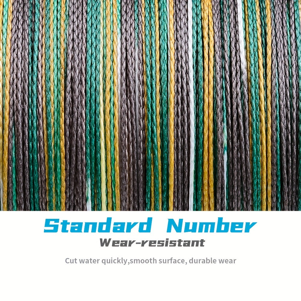 Braided Fishing Line 500M 547 Yards 4 Strand Superline Abrasion Resistant Zero Stretch 6LB-80LB Test Super Strong Multicolor Fishing Line for Saltwater Freshwater