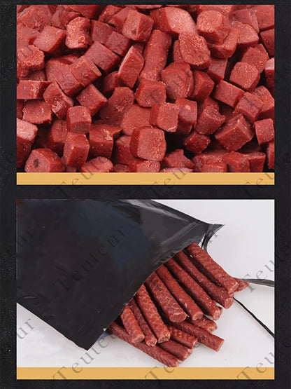 Premium Natural Beef Sticks Dog Treats – High Protein Grain-Free Beef Jerky & Molar Chews for Puppies, Adult Small Medium Large Dogs, Long-Lasting Training Rewards for All Breeds