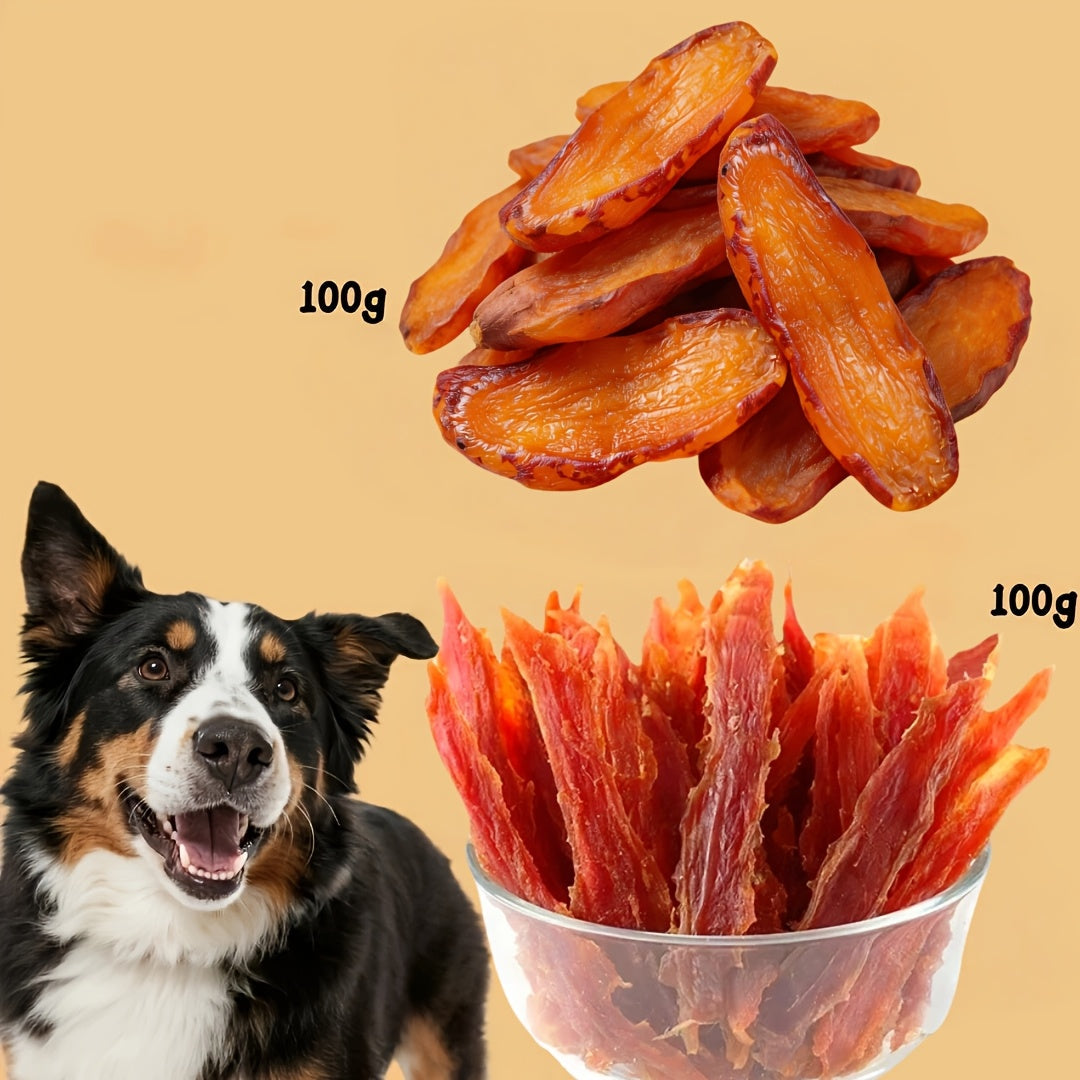 High Protein Dog Treats Chicken Duck Jerky Grain-Free Training Rewards Sausage Dental Health Low Fat Easily Digestible Medium Large Breeds Gift Box Multi-Flavor Sets