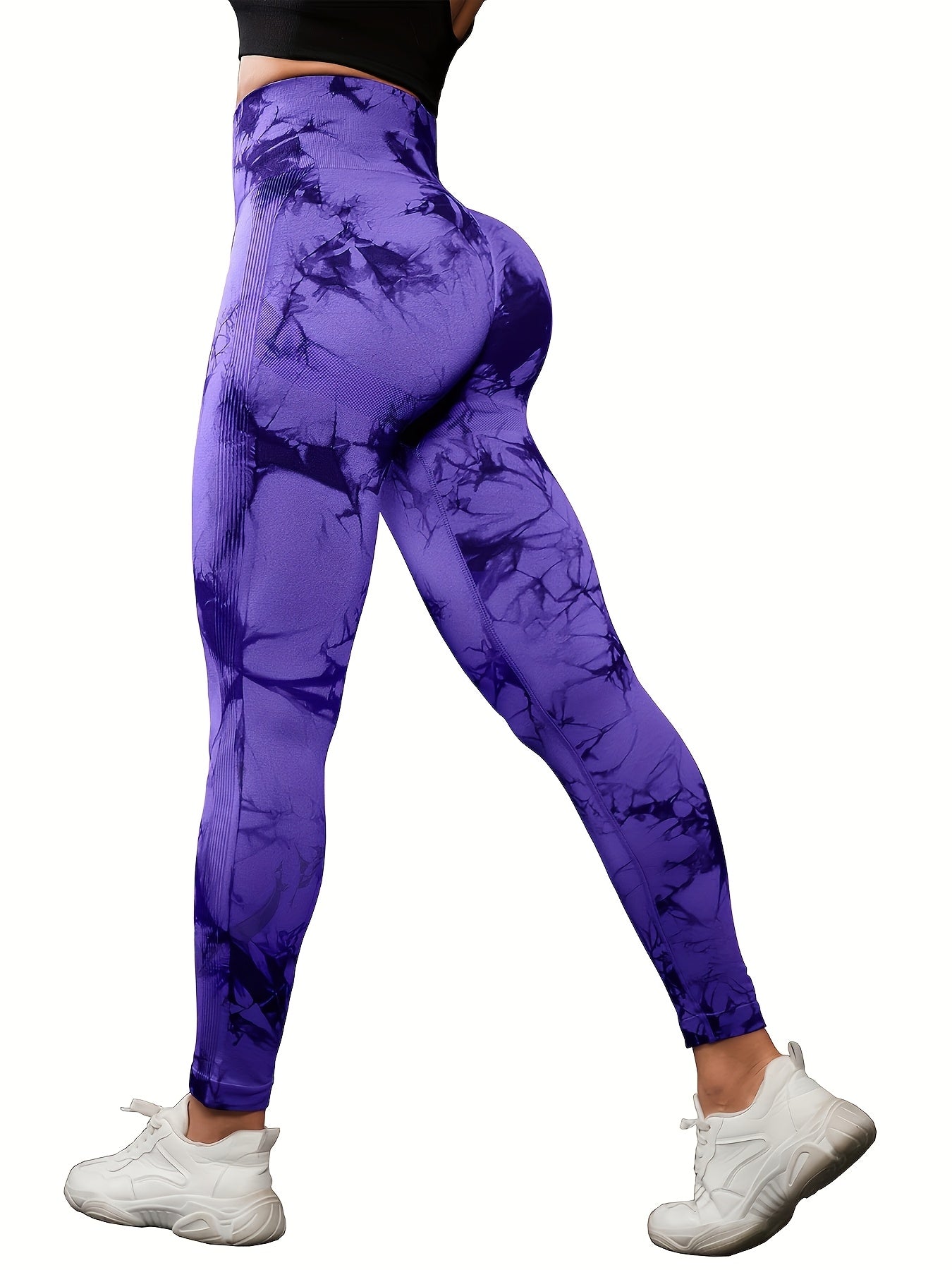 5 Pack Women's High Waisted Leggings with Tummy Control – Soft Stretchy Athletic Pants for Yoga, Running & Workout, Sizes S-L, 3 Multicolor Sets