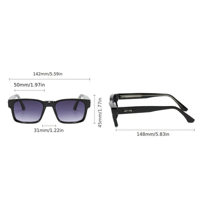 Men's Retro Square Glasses – Durable TR90 Lightweight Frame, Japanese Inspired Classic Style, Versatile Daily & Formal Eyewear for Men, Multiple Color Options