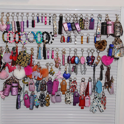 15-Piece Safety Keychain Set for Women & Men – Personal Alarm, Survival Whistle, Wristlet, Bottle Opener, Pill Case & Rhinestone Perfume Atomizer, Self Defense Outdoor & Holiday Gift