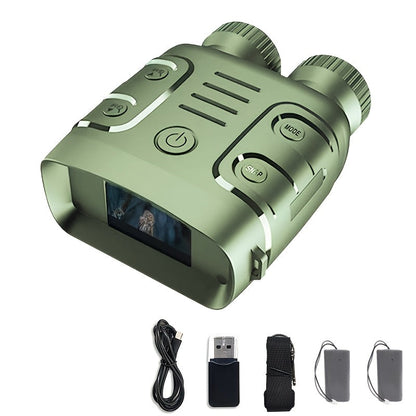 Night Vision Binoculars 2.5K HD – 10x Zoom Magnification, 800m Viewing Distance, 2.4" Screen, Photo & Video Recording, for Fishing, Camping, Boating & Hunting, Practical Gift for Men